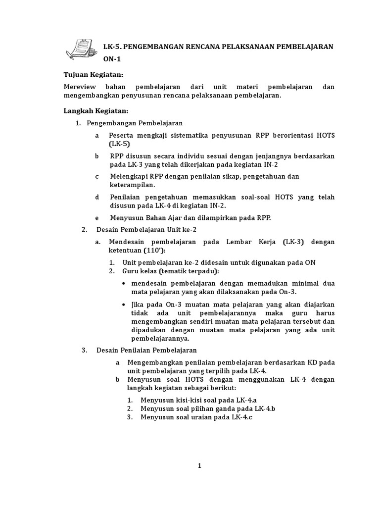 RPP Bahasa Indonesia Kelas VIII | PDF | Karier & Perkembangan | Seni ...