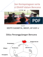 Kesiapsiagaan Dan Mitigasi Serta Komunikasi Efektif Dalam Bencana