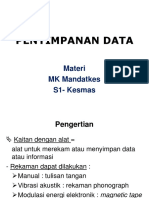 Penyimpanan Data