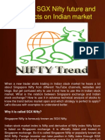 Impact of SGX Nifty Future and Its Impacts on Indian Market