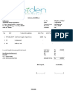 INVOICE - Zest Hotel Surabaya - Original