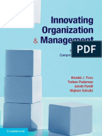 Innovating Organization and Management New Sources of Competitive Advantage