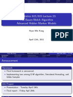 Baum-Welch Algorithm for Hidden Markov Model Parameter Estimation