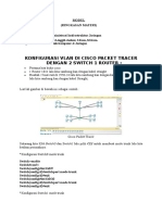 Konfigurasi Vlan Di Cisco Packet Tracer Dengan 2 Switch 1 Router