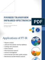 FOURIER TRANSFORM INFRARED SPECTROSCOPY Presentation Version