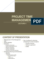 Lecture 4-Project Scheduling & Time Management