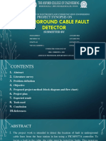 Underground Cable Fault Detector