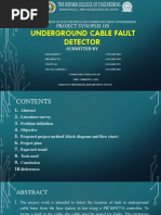 Underground Cable Fault Detector