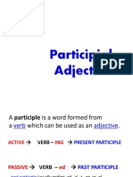 Particifial Adjective