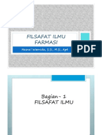 Filsafat Ilmu Farmasi