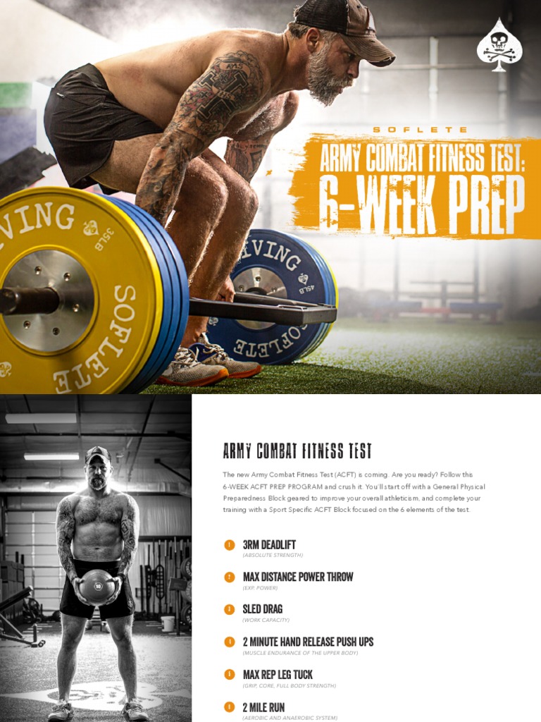 6-Week ACFT Prep Program Guide | PDF | Physical Fitness | Kettlebell