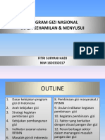 Program Gizi Nasional untuk Masa Kehamilan dan Menyusui