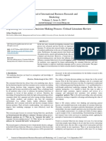 Explaining The Consumer Decision-Making Process Critical Literature Review PDF