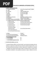 Proyecto Educativo Ambiental 2025 | PDF | Plan de estudios