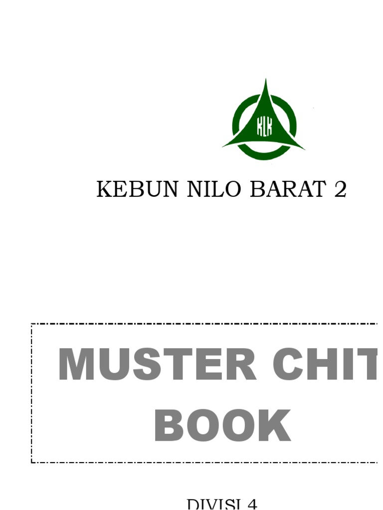 Muster Chit Kebun Nilo Barat 2 | PDF | Nature | Business