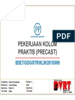 Pekerjaan Kolom Praktis (Precast)