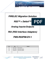 Migration RS3 DeltaV FMS-RS3FIM-DV-1 AI-AO