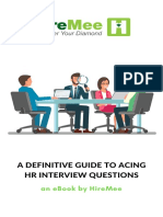 HR Interview Question Guide