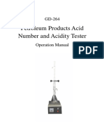 GD-264 Acid Number and Acidity Tester Manual