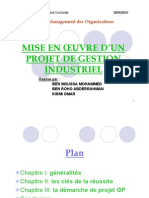Expo PDF Mise en Place D Un Projet Industriel GP