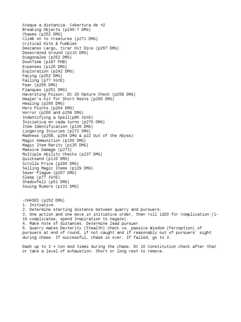 D&D 5e Optional Rules PDF