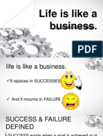 Life Is Like A Business