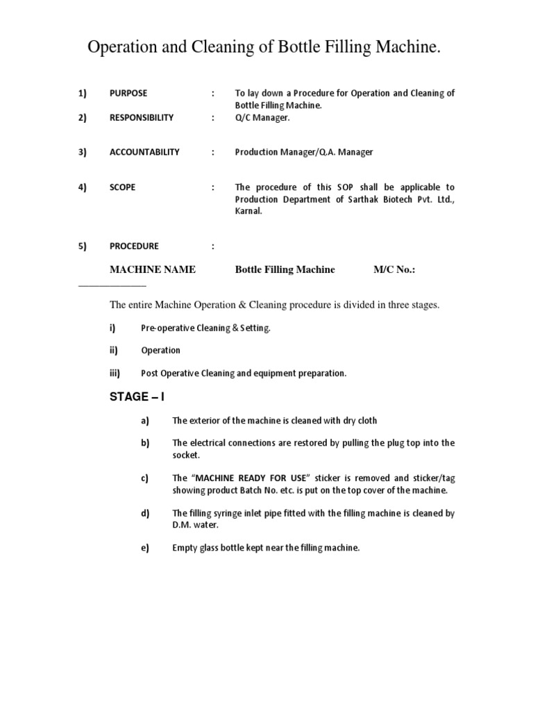 Sop For Operation And Cleaning Of Coating Pan vrogue.co