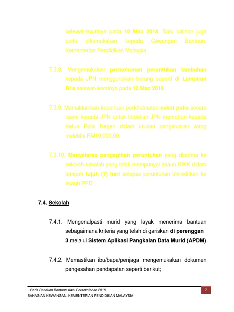 Tindakan Pihak Sekolah Pdf