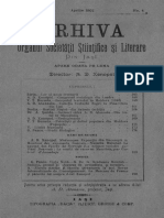Arhiva Societăţii Ştiinţifice şi Literare din Iaşi, 18, nr. 04, aprilie 1907 
