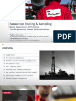 Formation Testing and Sampling - 16-20 - Sep - 2019