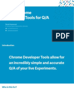 Optiverse - Using Chrome Developer Tools for QA