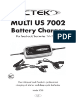 CTECK MULTI US 7002 Battery Charger