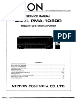 Denon PMA 1080R Service Manual