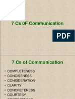 7Cs Communication