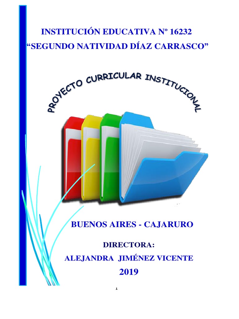 Proyecto Curricular Institucional - 2019-Ale | PDF | Plan de estudios ...