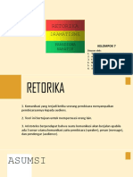 Kelompok 7 (Retorika, Dramatisme, Paradigma Naratif)