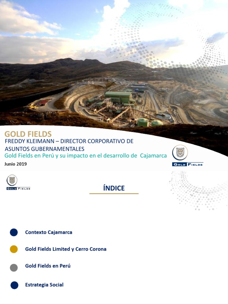 Gold Fields en Perú y Su Impacto en El Desarrollo de Cajamarca PDF ...
