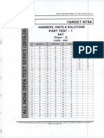 Aiots 1 Class X Answer Key Held On 29 07 19