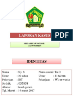 Laporan Jaga Ny.S 035838