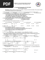 1st Quartely Examination