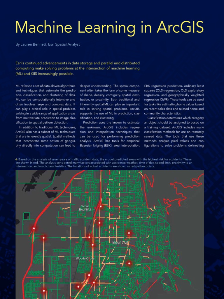 Machine Learning in ArcGIS | PDF | Arc Gis | Statistical Classification