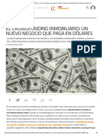 El Crowdfunding Inmobiliario - Un Nuevo Negocio Que Paga en Dólares - Noticia de Entreprenerds