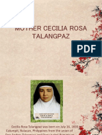 MOTHER CECILIA ROSA TALANGPAZ