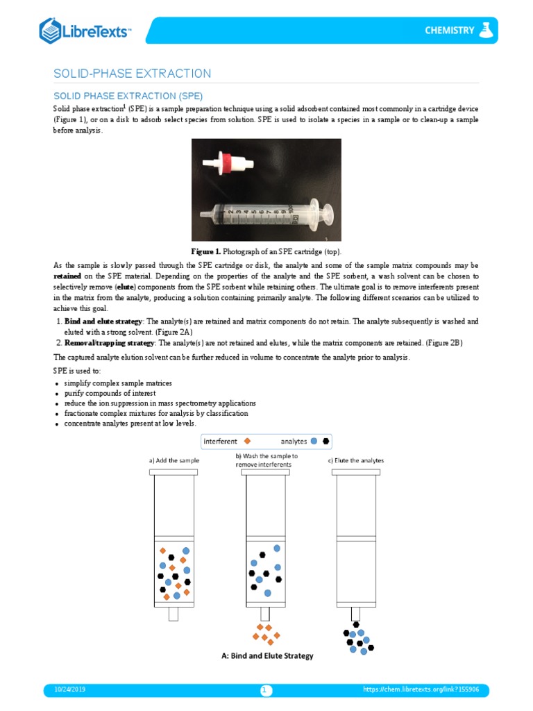 03 Solid-Phase Extraction | PDF | Ion Exchange | Elution