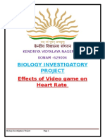 Investigatory Project Biology