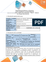 Guia de Actividades y Rubrica de Evaluacion - Fase 3 - Valorar Los Riesgos Del Proyecto Del Grupo