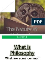 1 The Nature of Philosophy