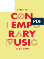Guide To Contemporary Music in Belgium 2012