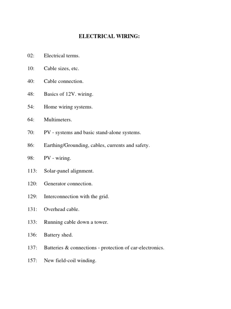 Electric Wiring and Basic Electricity 2003 | PDF | Electrical ...