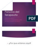 CLase 1 Persona Del Terapeuta